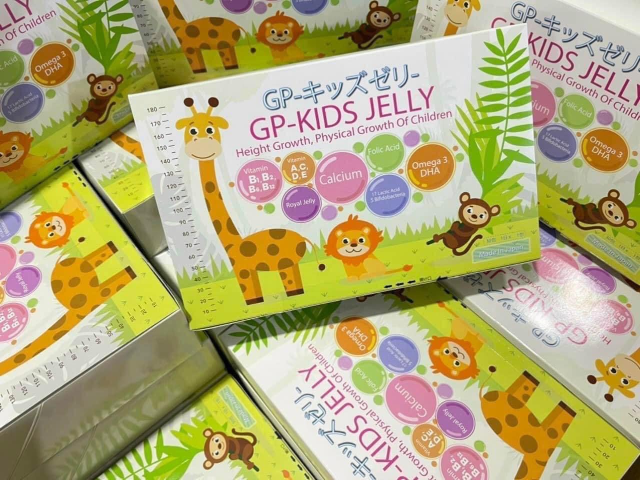 Thạch GP - Kids Jelly Nhật Bổ sung Vitamin tăng chiều cao cho bé