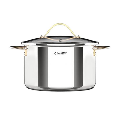 Nồi inox 304 cao cấp Ciwete 20cm đáy liền